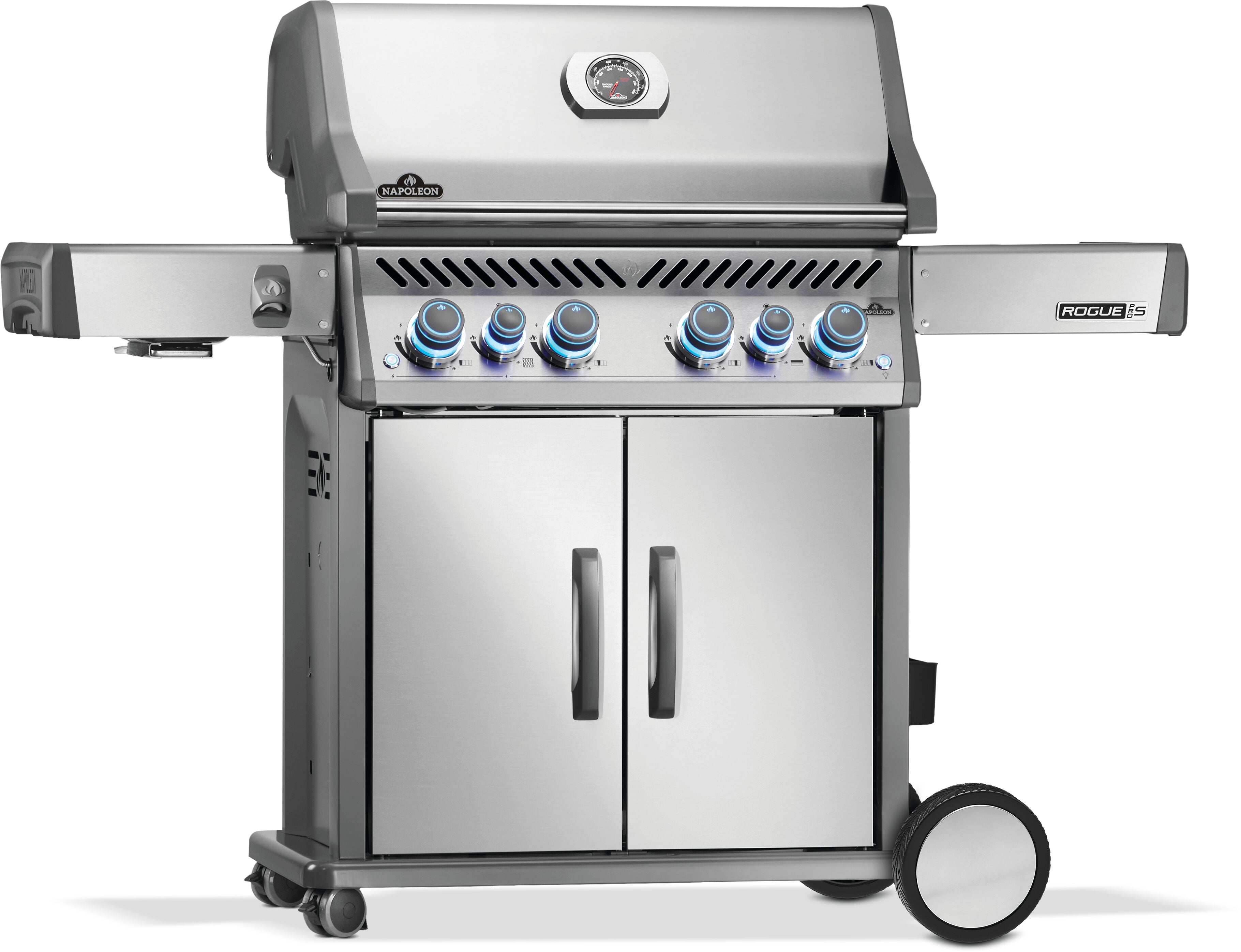 Napoleon Rogue PRO-S 525 RSIB Stainless Steel Propane Gas Grill | Gas BBQs NZ | Napoleon NZ | Gas BBQ,infrared sear station,Napoleon Rogue PRO-S 525,outdoor grill,rear rotisserie burner,RSIB gas grill,stainless steel propane gas grill,WAVE cooking grids | Outdoor Concepts
