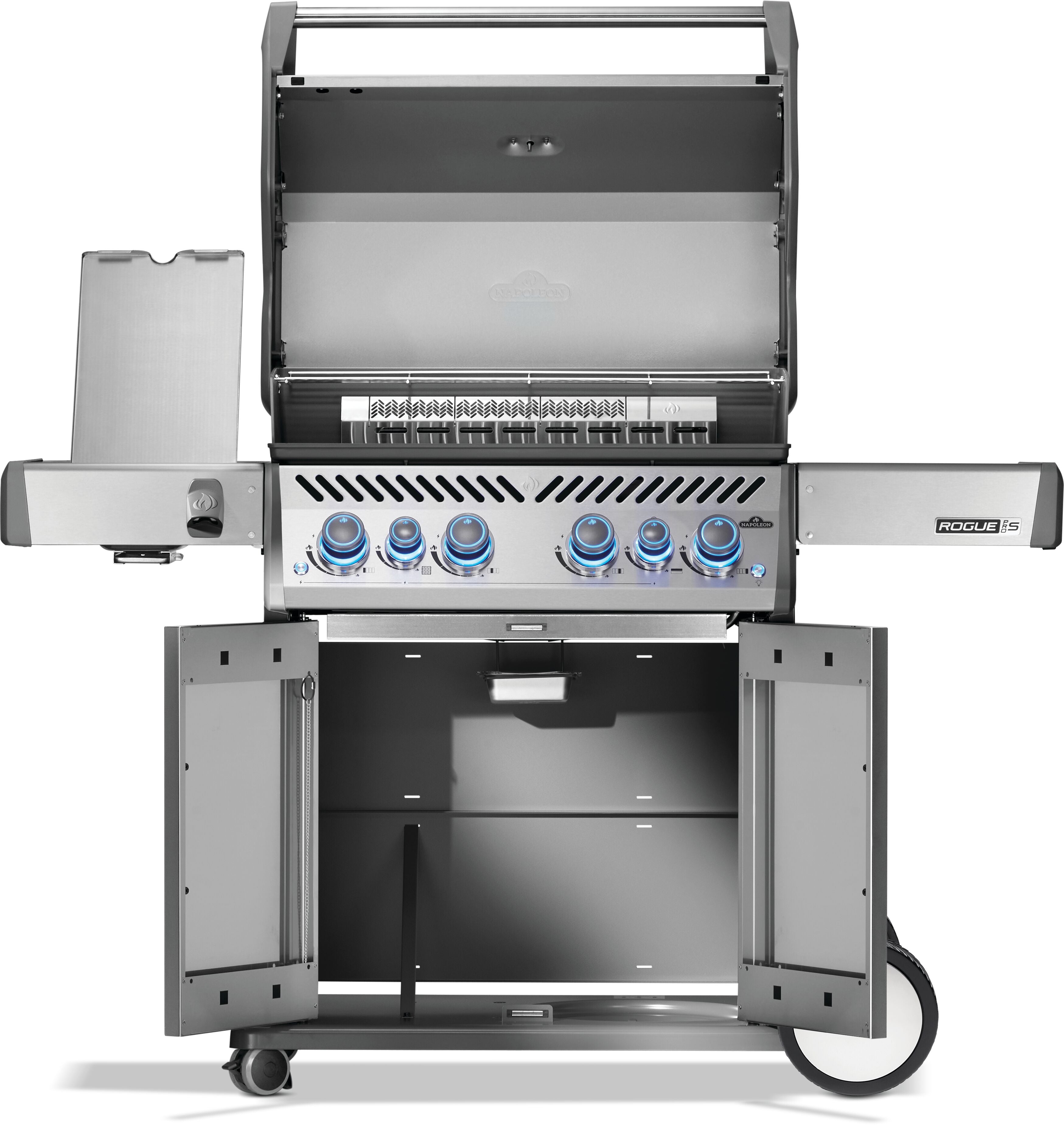 Napoleon Rogue PRO-S 525 RSIB Stainless Steel Propane Gas Grill | Gas BBQs NZ | Napoleon NZ | Gas BBQ,infrared sear station,Napoleon Rogue PRO-S 525,outdoor grill,rear rotisserie burner,RSIB gas grill,stainless steel propane gas grill,WAVE cooking grids | Outdoor Concepts