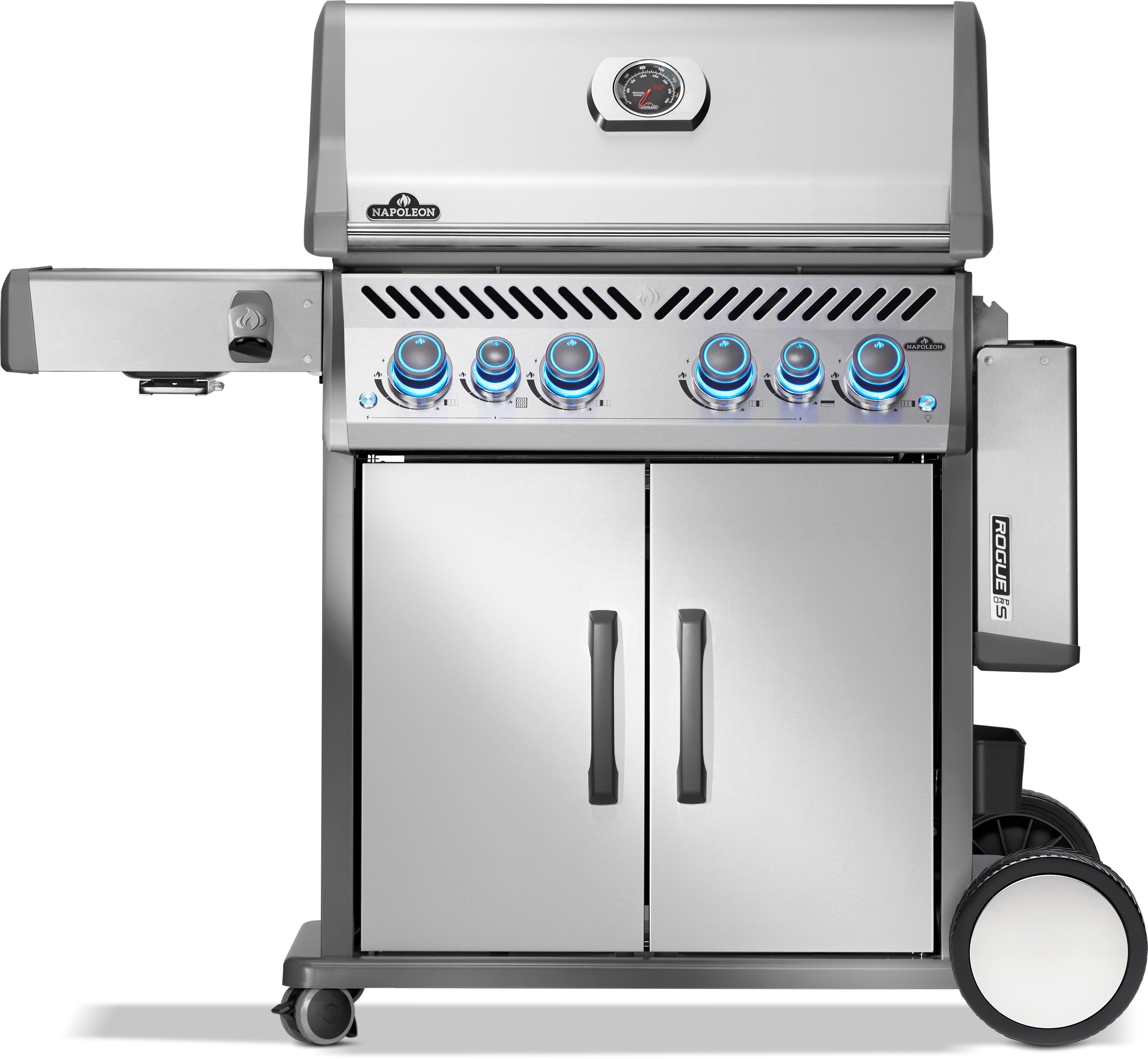 Napoleon Rogue PRO-S 525 RSIB Stainless Steel Propane Gas Grill | Gas BBQs NZ | Napoleon NZ | Gas BBQ,infrared sear station,Napoleon Rogue PRO-S 525,outdoor grill,rear rotisserie burner,RSIB gas grill,stainless steel propane gas grill,WAVE cooking grids | Outdoor Concepts