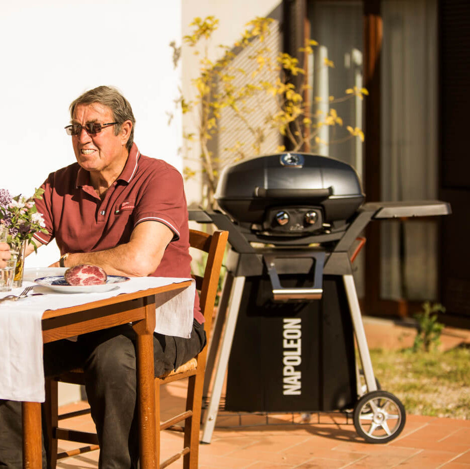Napoleon TravelQ PRO285 Portable Gas Grill Black | BBQs NZ | Napoleon NZ | camping grill,cast iron cooking grids,Created by Product Upload,Napoleon TravelQ,portable gas grill,PRO285,propane barbecue,stainless steel burners,travel grill | Outdoor Concepts