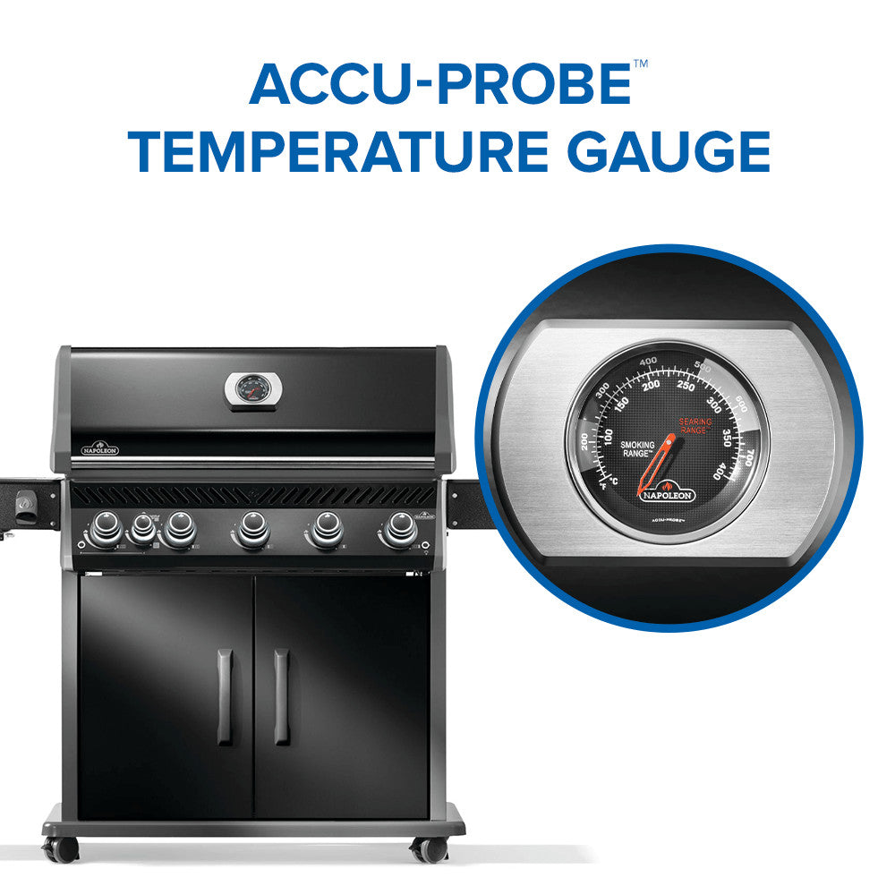 Napoleon Rogue PRO 625 SIB Black Gas Grill | Gas BBQs NZ | Napoleon NZ | Gas BBQ,infrared side burner grill,Napoleon gas grill,Napoleon Rogue PRO 625,porcelainized cast iron grill,propane gas grill | Outdoor Concepts