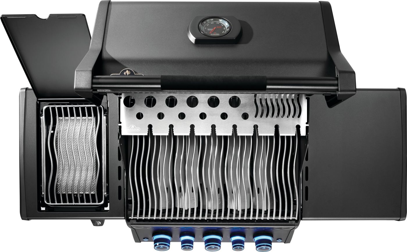 Napoleon Phantom Rogue PRO-S 425 RSIB Propane Gas Grill Matte Black | Gas BBQs NZ | Napoleon NZ | Gas BBQ,infrared sear station grill,matte black BBQ,Napoleon gas grill,Napoleon Phantom Rogue PRO-S 425,outdoor grill,propane gas grill,rotisserie burner grill | Outdoor Concepts
