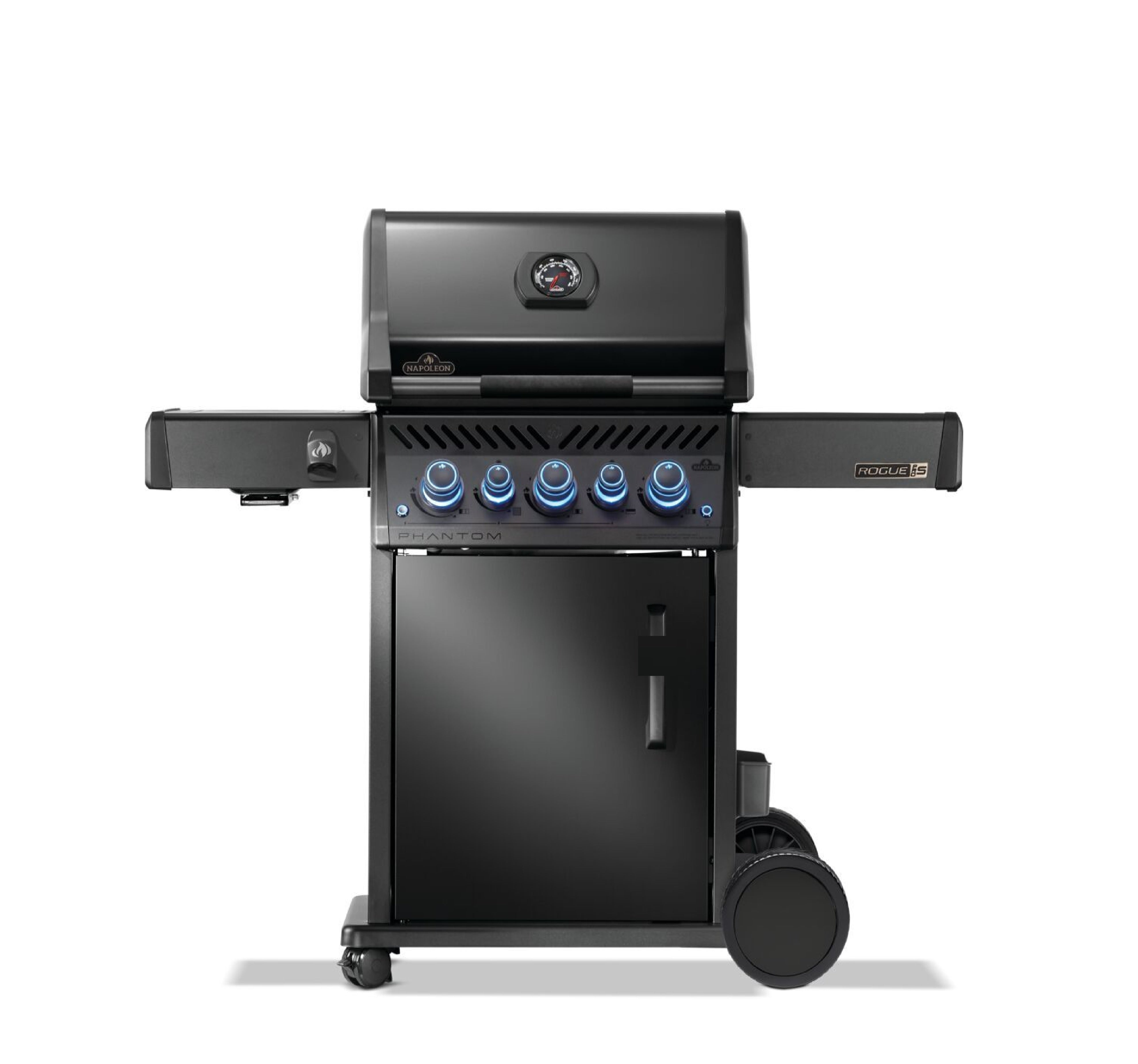 Napoleon Phantom Rogue PRO-S 425 RSIB Propane Gas Grill Matte Black | Gas BBQs NZ | Napoleon NZ | Gas BBQ,infrared sear station grill,matte black BBQ,Napoleon gas grill,Napoleon Phantom Rogue PRO-S 425,outdoor grill,propane gas grill,rotisserie burner grill | Outdoor Concepts