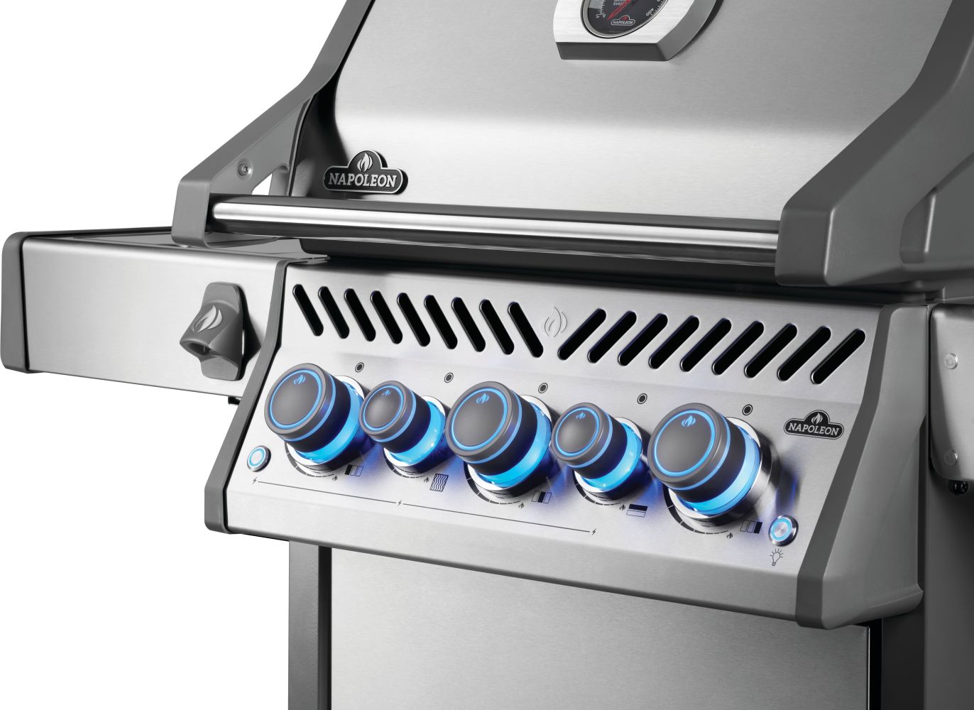 Napoleon Rogue PRO-S 425 RSIB Stainless Steel Propane Gas Grill | Gas BBQs NZ | Napoleon NZ | Gas BBQ,infrared sear station,Napoleon Rogue PRO-S 425,outdoor gas grill,rear rotisserie burner,RSIB grill,stainless steel propane gas grill,WAVE cooking grids | Outdoor Concepts