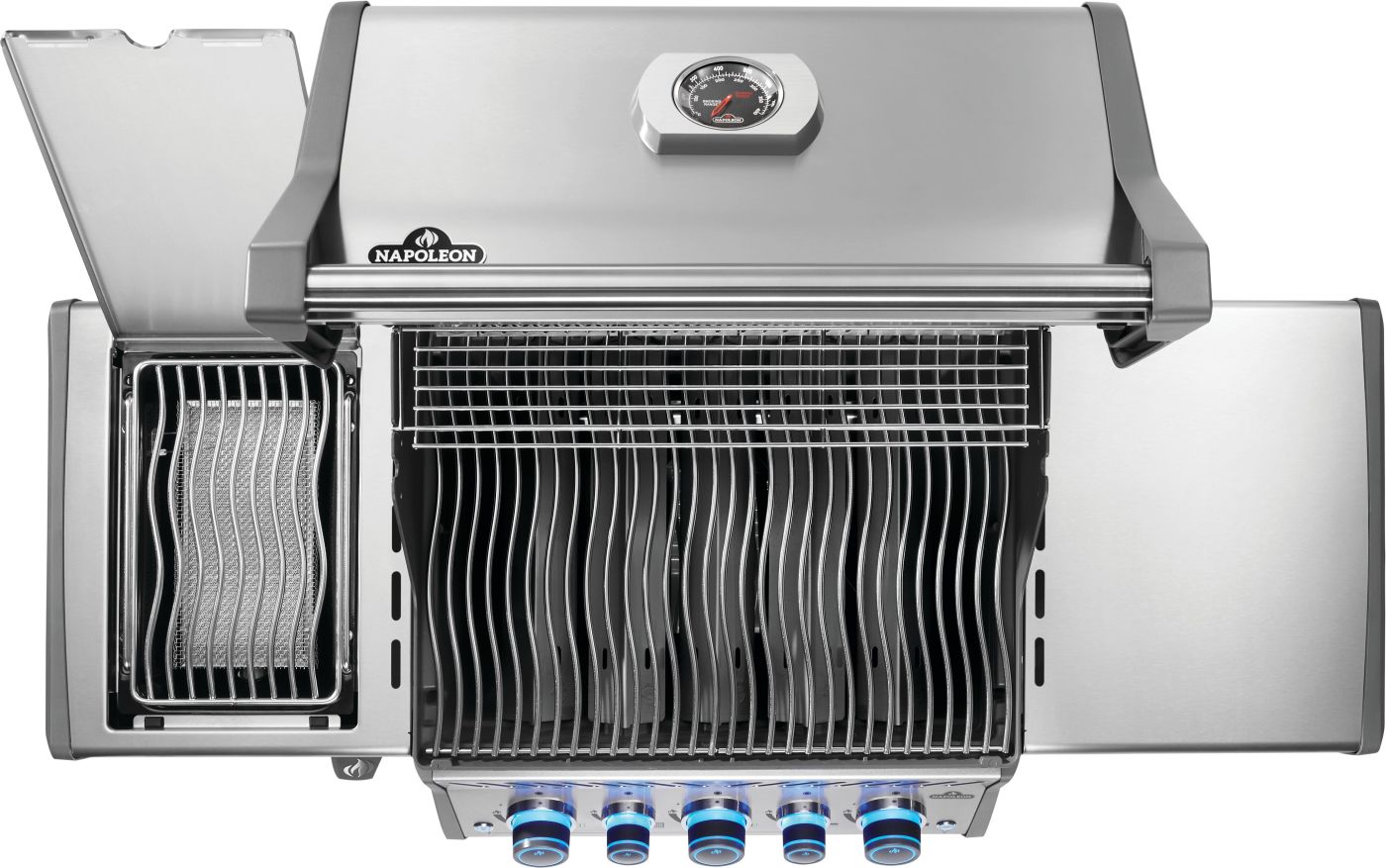Napoleon Rogue PRO-S 425 RSIB Stainless Steel Propane Gas Grill | Gas BBQs NZ | Napoleon NZ | Gas BBQ,infrared sear station,Napoleon Rogue PRO-S 425,outdoor gas grill,rear rotisserie burner,RSIB grill,stainless steel propane gas grill,WAVE cooking grids | Outdoor Concepts