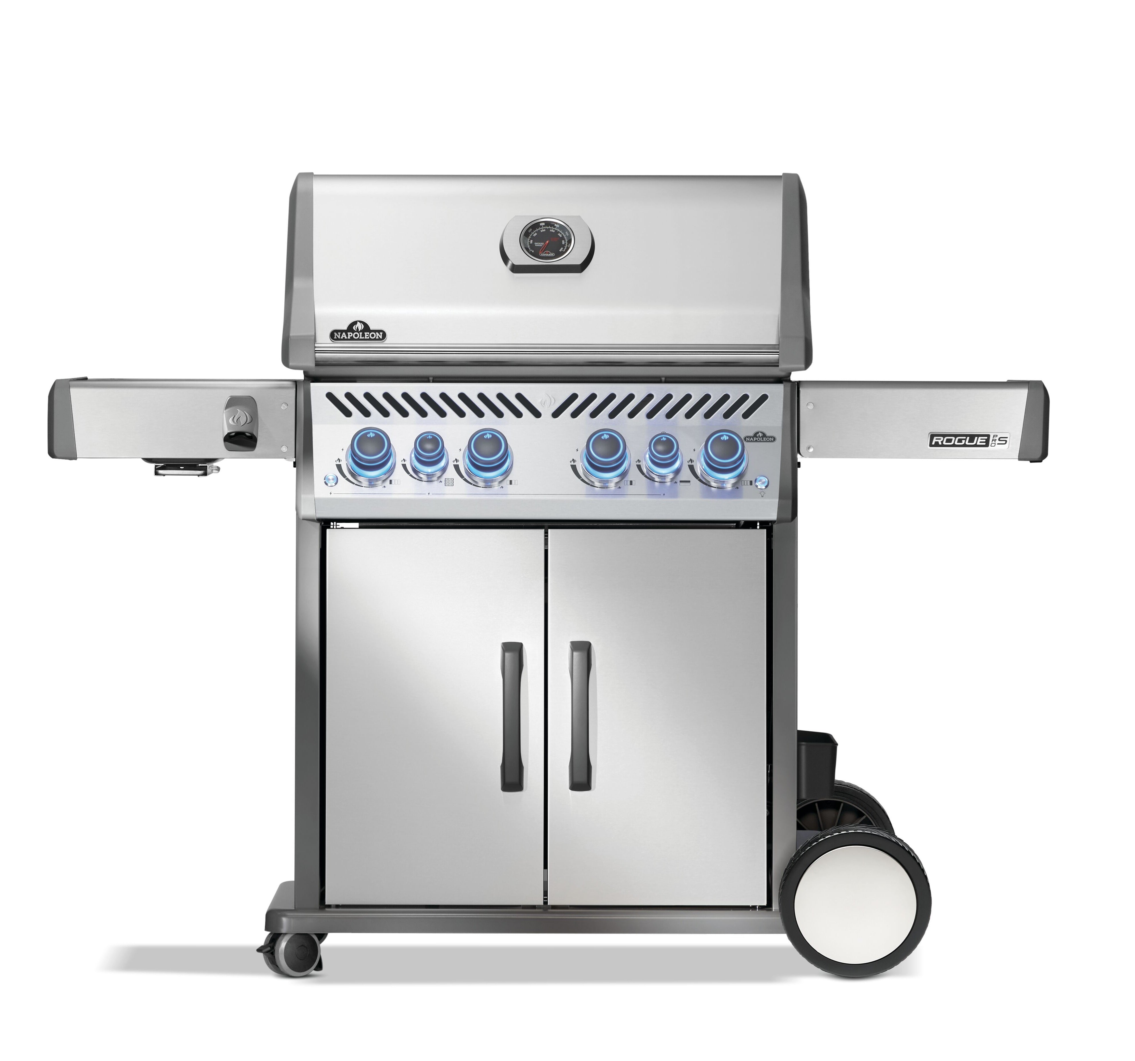 Napoleon Rogue PRO-S 525 RSIB Stainless Steel Propane Gas Grill | Gas BBQs NZ | Napoleon NZ | Gas BBQ,infrared sear station,Napoleon Rogue PRO-S 525,outdoor grill,rear rotisserie burner,RSIB gas grill,stainless steel propane gas grill,WAVE cooking grids | Outdoor Concepts