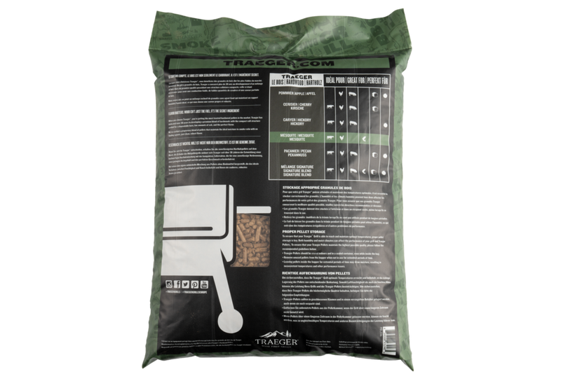 Traeger Mesquite Pellets 9kg | BBQ Smoking Chips & Pellets NZ | Traeger NZ | Accessories,BBQ Accessories,Fuels,Pellets | Outdoor Concepts