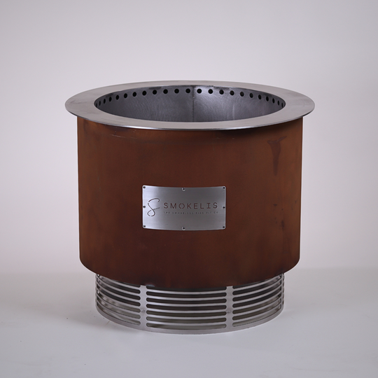 Smokelis Gather- Corten/Stainless Smokelis Fire Pit | Fire Pit NZ | Smokelis NZ | firepit | Outdoor Concepts