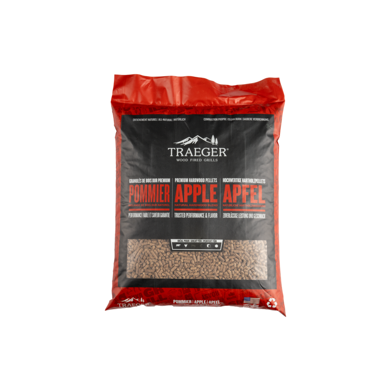 Traeger Apple Pellets 9kg | BBQ Smoking Chips & Pellets NZ | Traeger NZ | Accessories,BBQ Accessories,Fuels,Pellets | Outdoor Concepts