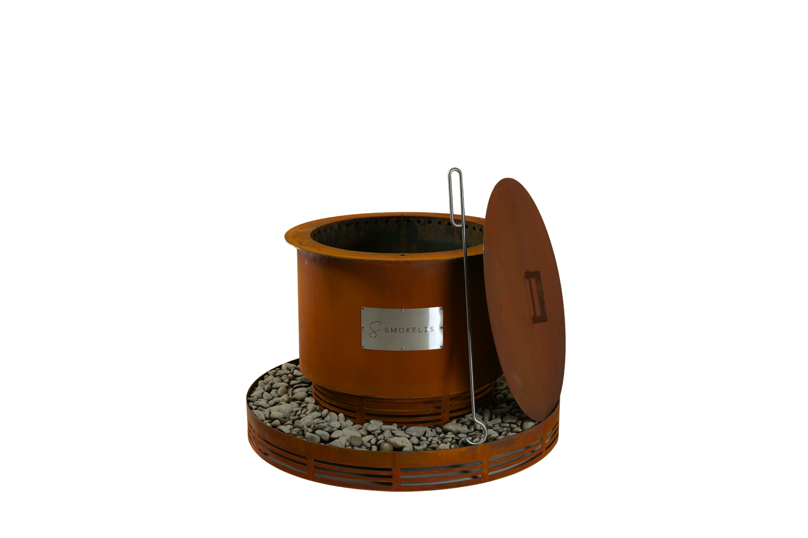 Smokelis Gather Corten Fire Pit Lid | Fire Pit NZ | Smokelis NZ | firepit | Outdoor Concepts