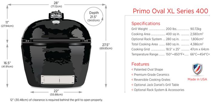 Primo Oval XL Stand Alone (Built In) | Built In Charcoal BBQs NZ | Primo Grills NZ | Built-in BBQs,Charcoal | Outdoor Concepts