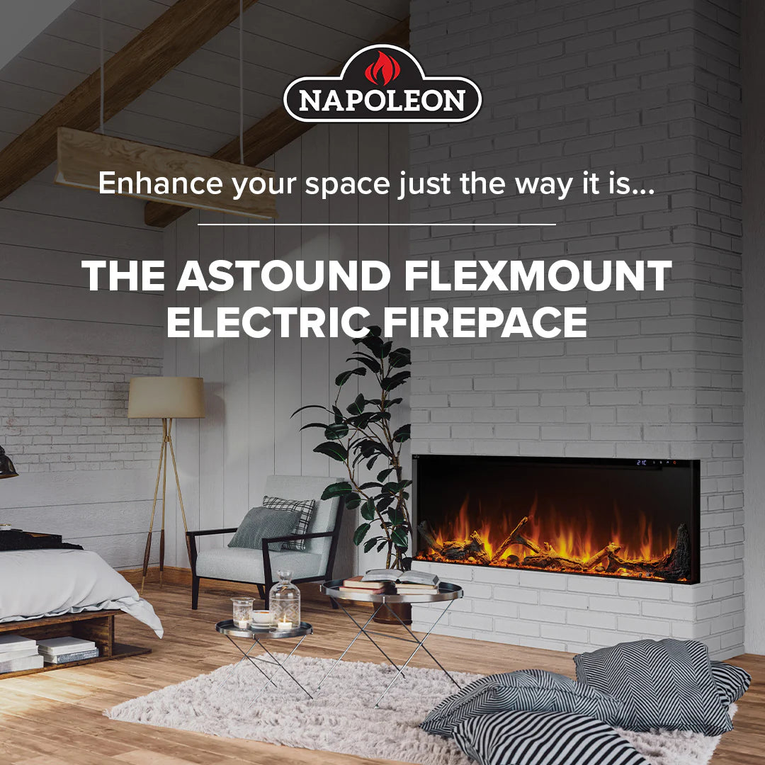 Napoleon Astound FlexMount Electric Fireplace | Indoor Fires NZ | Napoleon NZ | | Outdoor Concepts