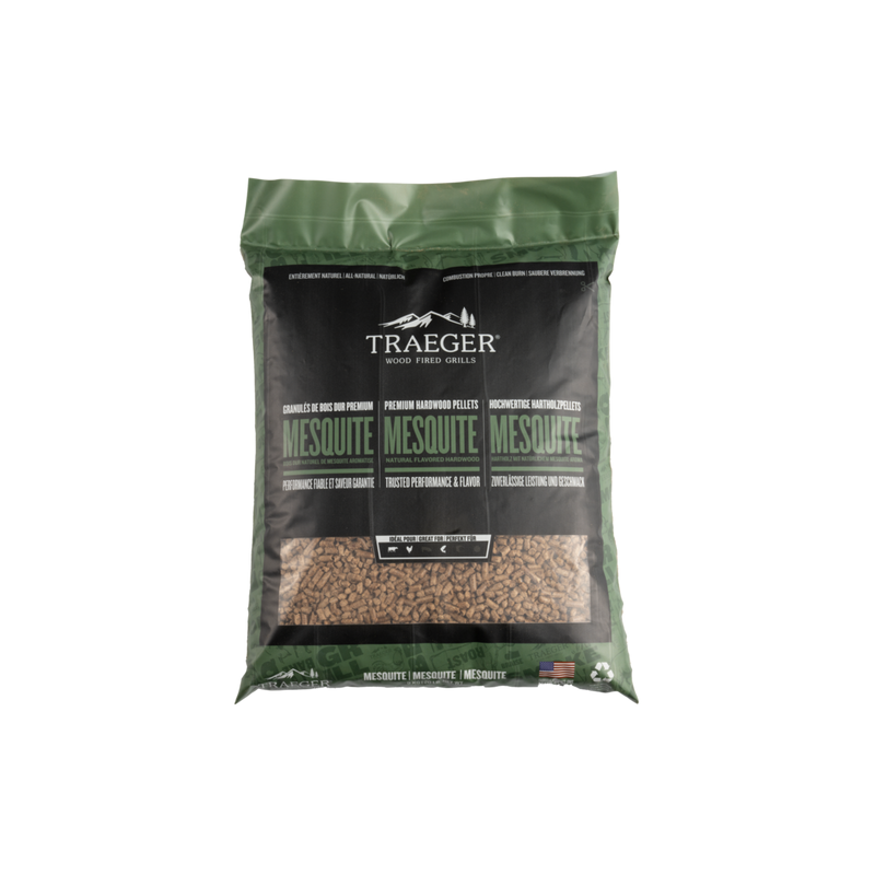 Traeger Mesquite Pellets 9kg | BBQ Smoking Chips & Pellets NZ | Traeger NZ | Accessories,BBQ Accessories,Fuels,Pellets | Outdoor Concepts