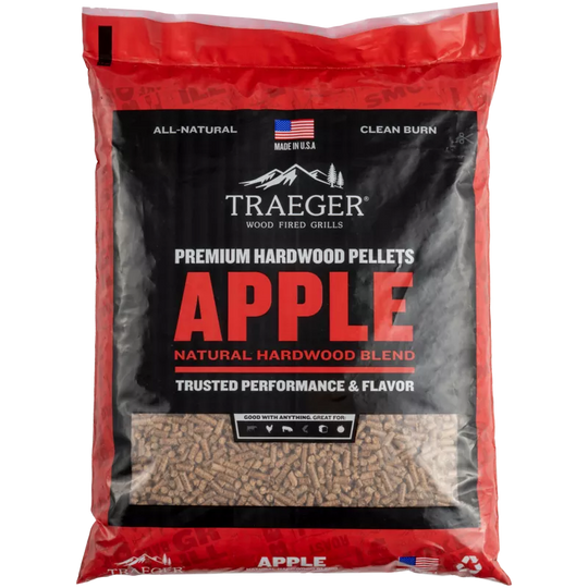Traeger Apple Pellets 9kg | BBQ Smoking Chips & Pellets NZ | Traeger NZ | Accessories,BBQ Accessories,Fuels,Pellets | Outdoor Concepts
