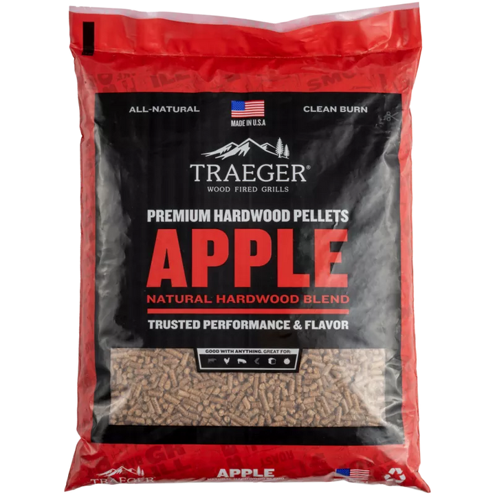 Traeger Apple Pellets 9kg | BBQ Smoking Chips & Pellets NZ | Traeger NZ | Accessories, BBQ Accessories, Fuels, Pellets | Outdoor Concepts