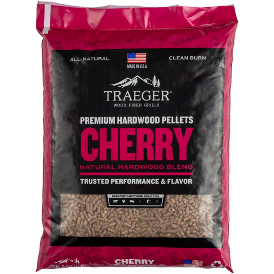 Traeger Cherry Wood Pellets 9kg | BBQ Smoking Chips & Pellets NZ | Traeger NZ | Accessories,BBQ Accessories,Fuels,Pellets | Outdoor Concepts