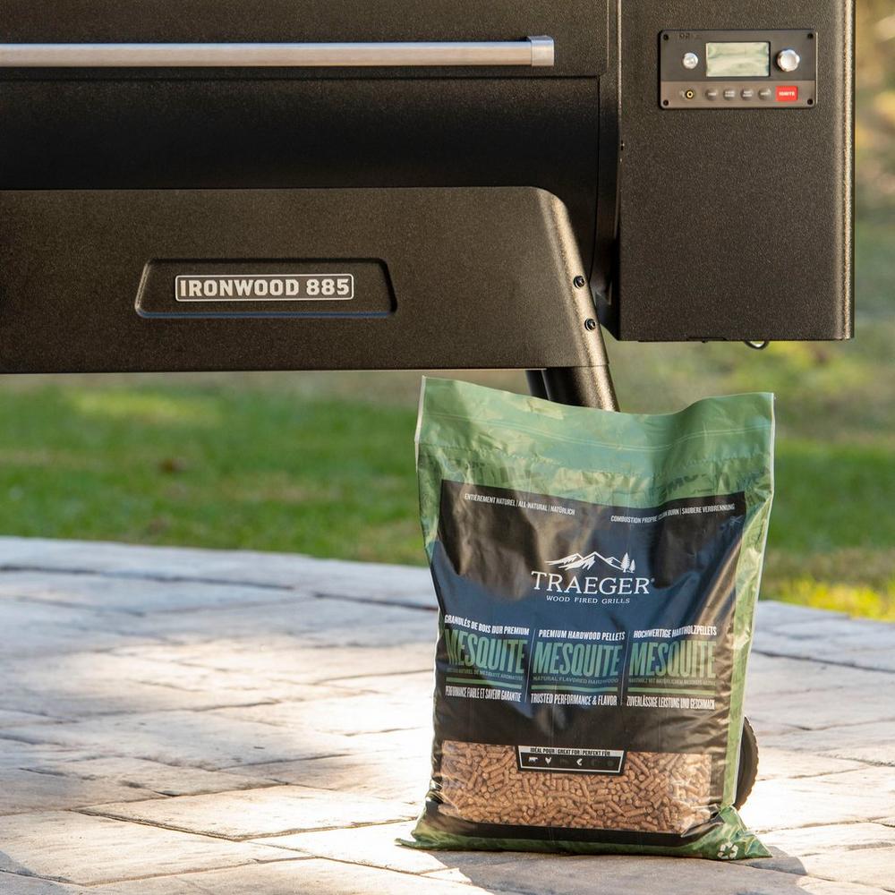 Traeger Mesquite Pellets 9kg | BBQ Smoking Chips & Pellets NZ | Traeger NZ | Accessories,BBQ Accessories,Fuels,Pellets | Outdoor Concepts
