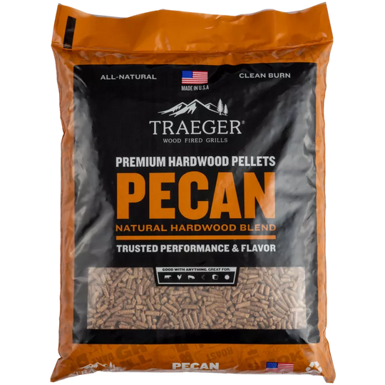 Traeger Pecan Pellets 9kg | BBQ Smoking Chips & Pellets NZ | Traeger NZ | Accessories,BBQ Accessories,Fuels,Pellets | Outdoor Concepts