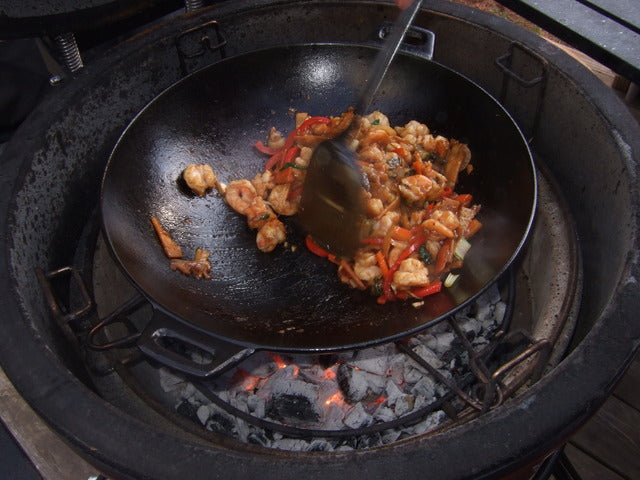 Kamado Joe Cast Iron Wok | BBQ Skillets & Frying Pans NZ | Kamado Joe NZ | Accessories,BBQ Accessories,cooking surface | Outdoor Concepts