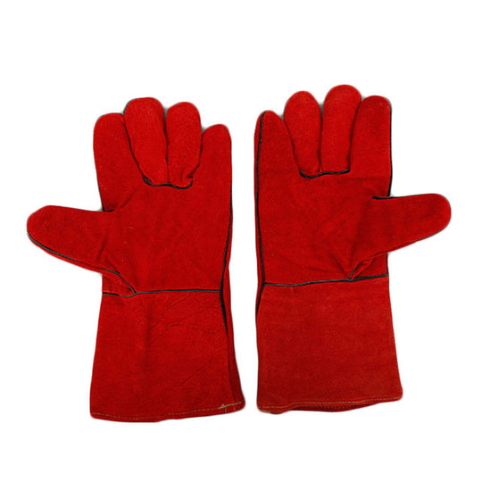 Kingfisher Leather Gloves Red (Pair) | BBQ Accessories NZ | General NZ | Accessories,BBQ Accessories,BBQ Tools | Outdoor Concepts