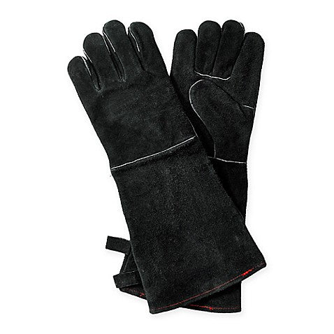 Kingfisher Leather Gloves Black (Pair) | BBQ Accessories NZ | General NZ | Accessories,BBQ Accessories,BBQ Tools | Outdoor Concepts