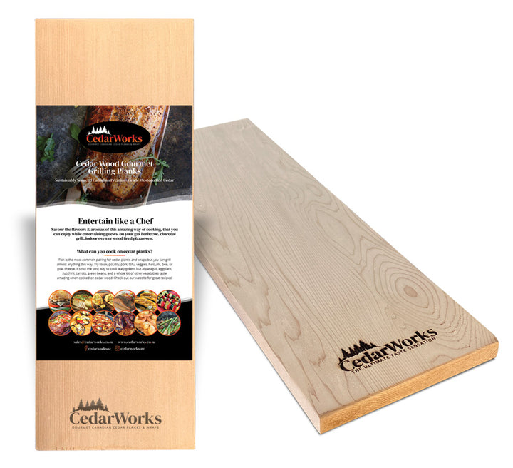 Cedar Grilling Plank - 45cm (2 pack) | Cutting Boards NZ | CedarWorks NZ | Accessories, BBQ Accessories, Cutting Board | Outdoor Concepts