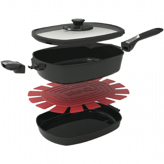 Weber Q Ware Set Small | BBQ Skillets & Frying Pans NZ | Weber NZ | Accessories,BBQ Accessories,cooking surface | Outdoor Concepts
