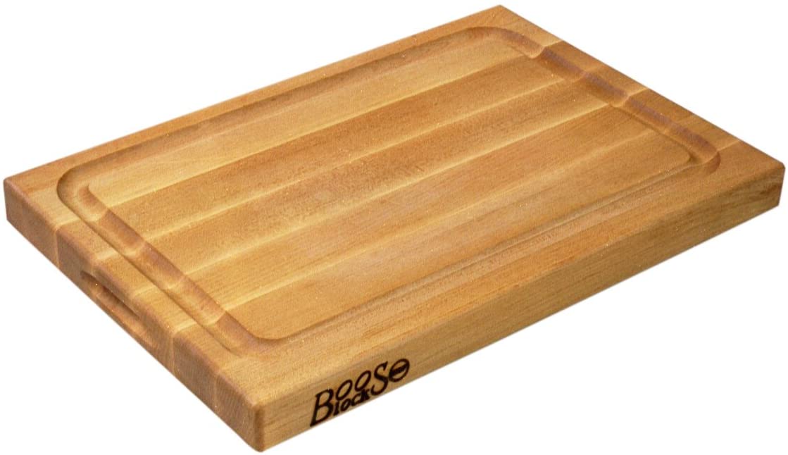 Boos Block Reversible Maple Wood Edge Grain BBQ Cutting Board with Juice Groove - 46cm x 31cm | Cutting Boards NZ | John Boos & Co. NZ | Accessories,BBQ Accessories,Cutting Board | Outdoor Concepts