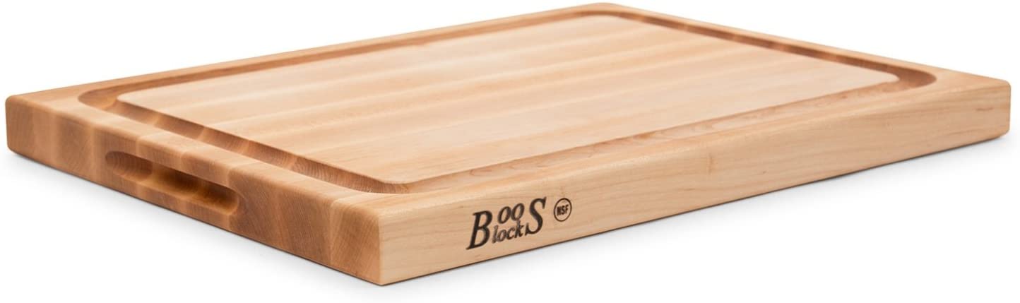 Boos Block Cutting Board Maple with Juice Groove 51 x 38 x 4cm 5.5kg | Cutting Boards NZ | John Boos & Co. NZ | Accessories,BBQ Accessories,Cutting Board | Outdoor Concepts