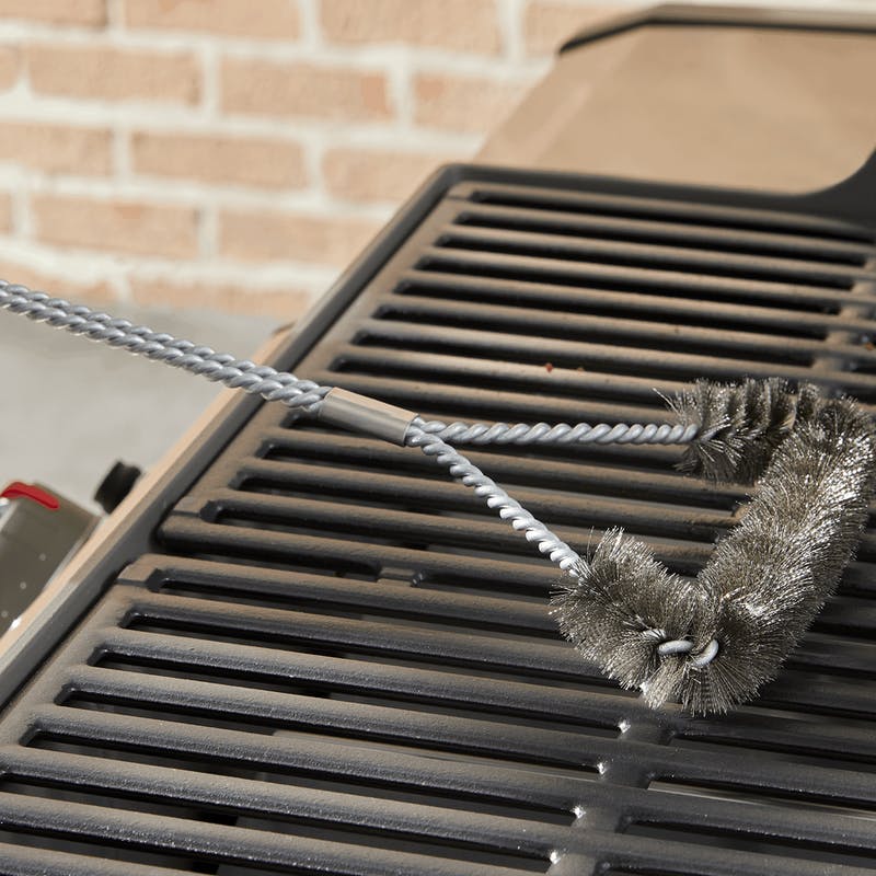 Weber Large 3-Sided Grill Brush | BBQ Oven & Grill Cleaners NZ | Weber NZ | Accessories,BBQ Accessories,cleaning | Outdoor Concepts