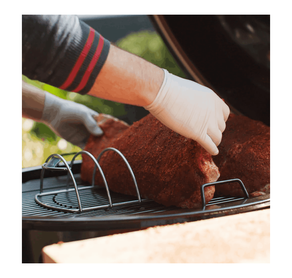 Weber Small Rib Rack | BBQ Hotplates, Griddles, Racks & Baskets NZ | Weber NZ | Accessories,BBQ Accessories,cooking surface | Outdoor Concepts