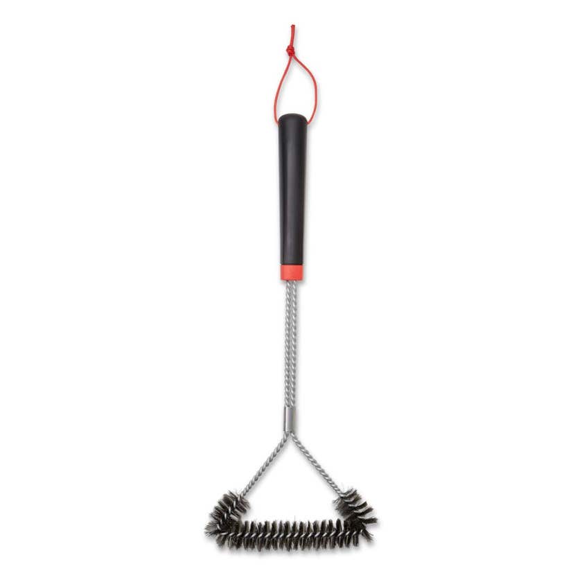 Weber Large 3-Sided Grill Brush | BBQ Oven & Grill Cleaners NZ | Weber NZ | Accessories,BBQ Accessories,cleaning | Outdoor Concepts