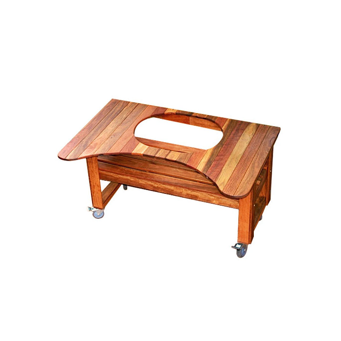 Primo Spotted Gum Table | BBQ Carts & Tables NZ | Primo Grills NZ | Accessories, BBQ Accessories, mobile kitchen, Outdoor Kitchen | Outdoor Concepts