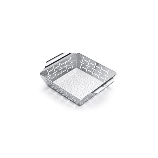 Weber Stainless Vegetable Basket Small | BBQ Hotplates, Griddles, Racks & Baskets NZ | Weber NZ | Accessories,BBQ Accessories,Cooking surface | Outdoor Concepts