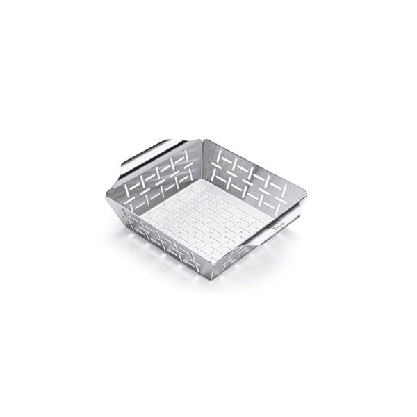 Weber Stainless Vegetable Basket Small | BBQ Hotplates, Griddles, Racks & Baskets NZ | Weber NZ | Accessories, BBQ Accessories, Cooking surface | Outdoor Concepts