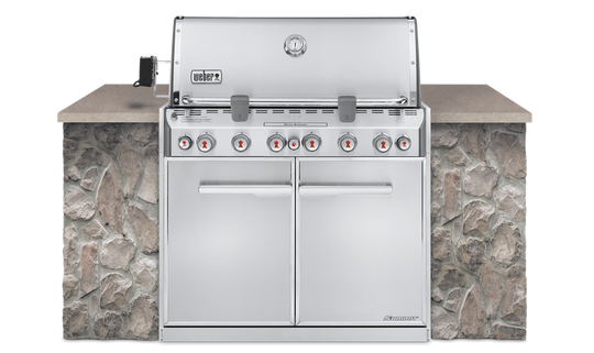 Weber Summit (S660) Built In BBQ Stainless Steel (NG & LPG) | Built In Gas BBQs NZ | Weber NZ | Built-in BBQs,Gas BBQ | Outdoor Concepts