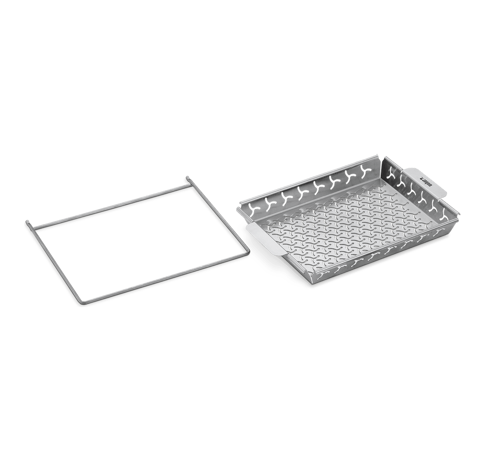 Weber Elevations Vegetable Basket | BBQ Hotplates, Griddles, Racks & Baskets NZ | Weber NZ | Accessories,BBQ Accessories,Cooking surface | Outdoor Concepts