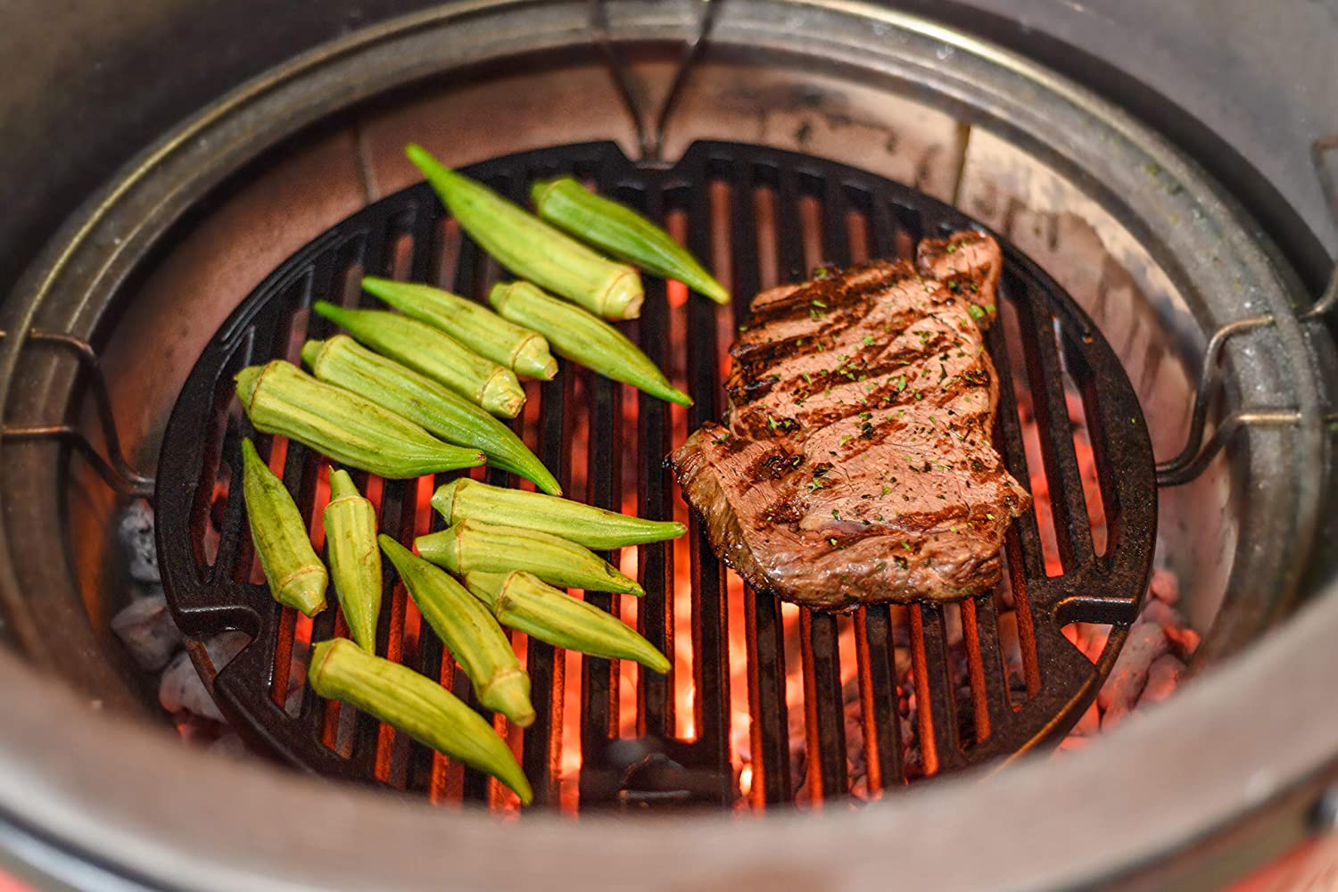 Kamado Joe Sear Plate - Classic & Joe Jnr | BBQ Hotplates, Griddles, Racks & Baskets NZ | Kamado Joe NZ | Accessories,BBQ Accessories | Outdoor Concepts