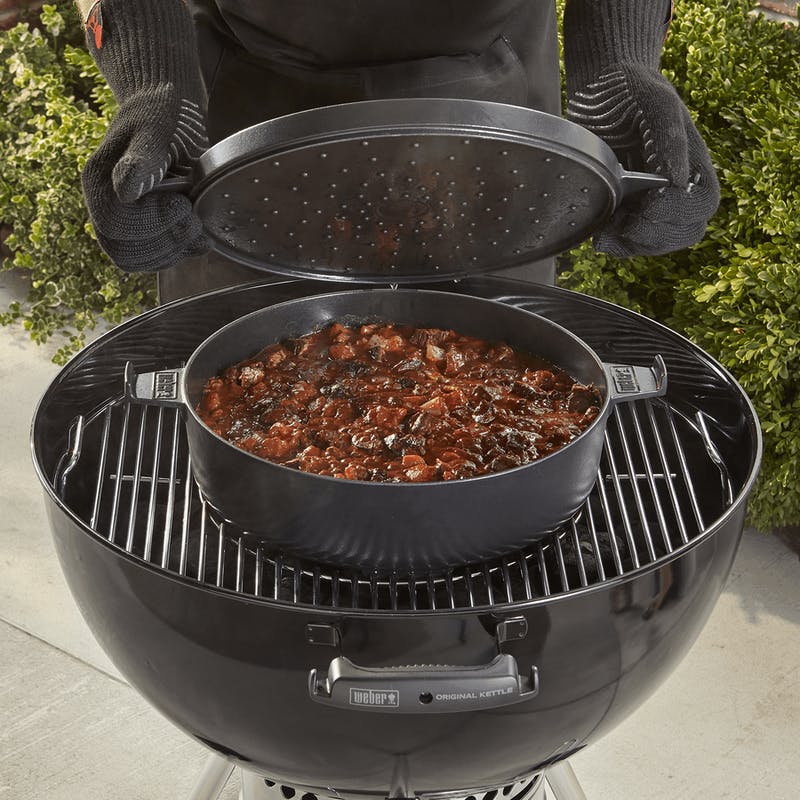 Weber GBS Dutch Oven | BBQ Skillets & Frying Pans NZ | Weber NZ | Accessories,BBQ Accessories,cooking surface | Outdoor Concepts