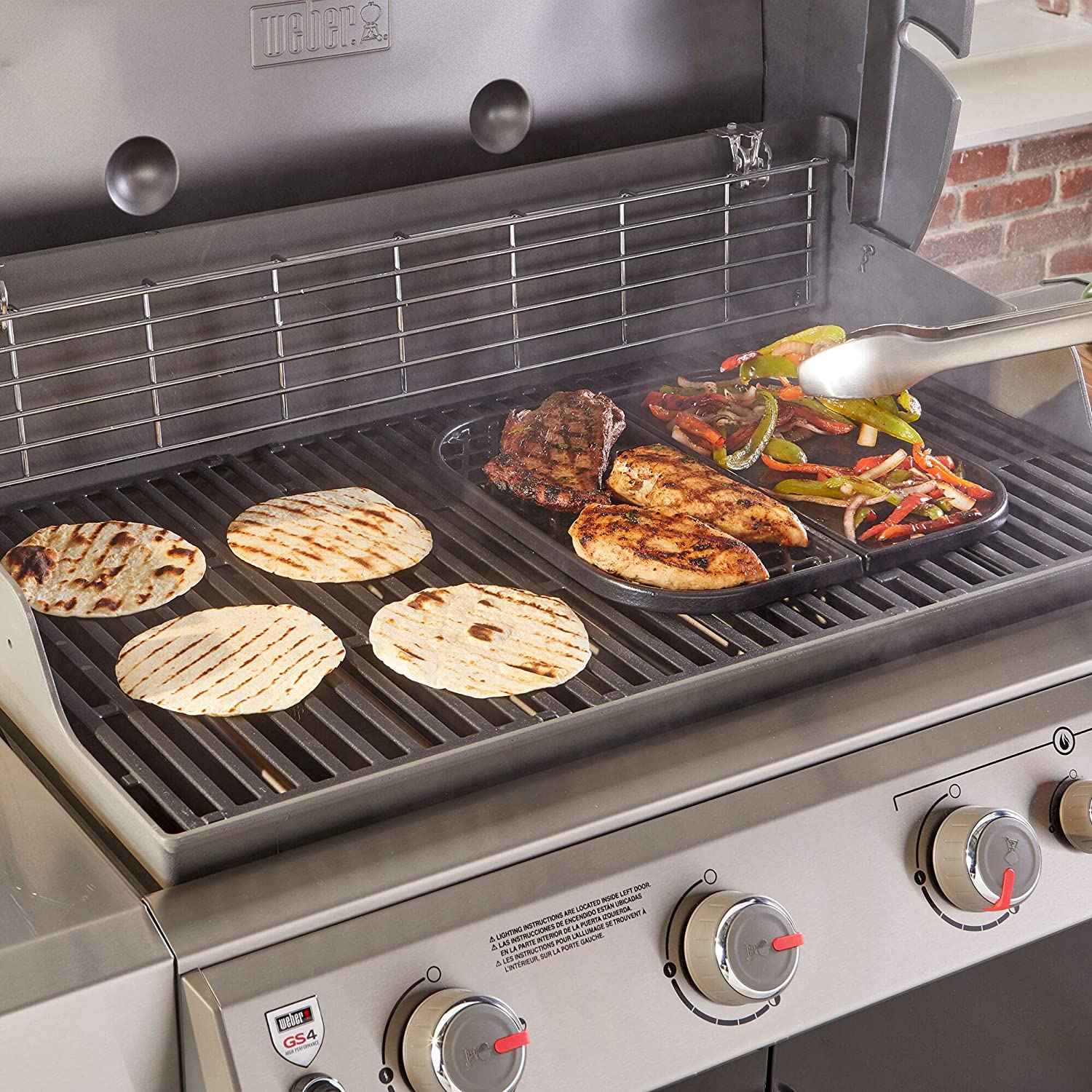Weber GBS Grill and Griddle Station | BBQ Hotplates, Griddles, Racks & Baskets NZ | Weber NZ | Accessories,BBQ Accessories,cooking surface | Outdoor Concepts