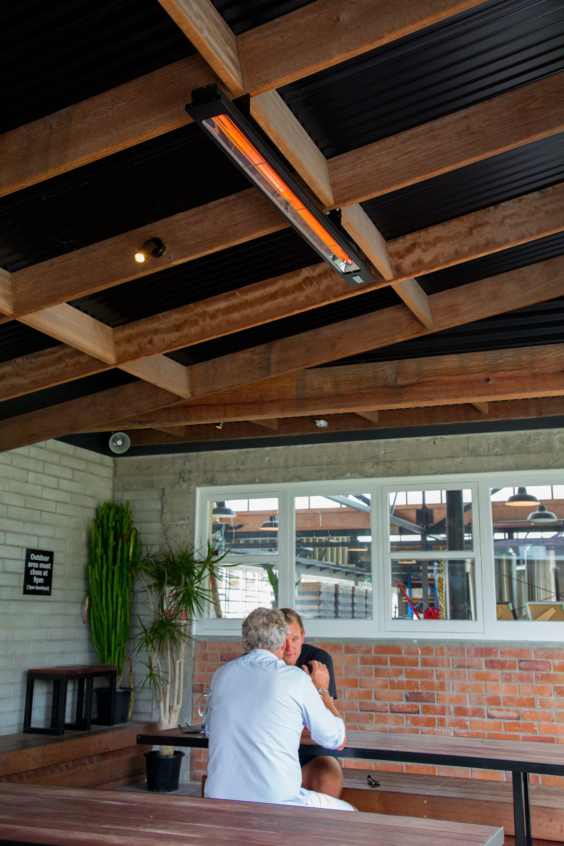 Infratech SL40 4kW Heater Black Shadow | Outdoor Heating NZ | Infratech NZ | electric,heater,outdoor,SL-heater,wall mount | Outdoor Concepts