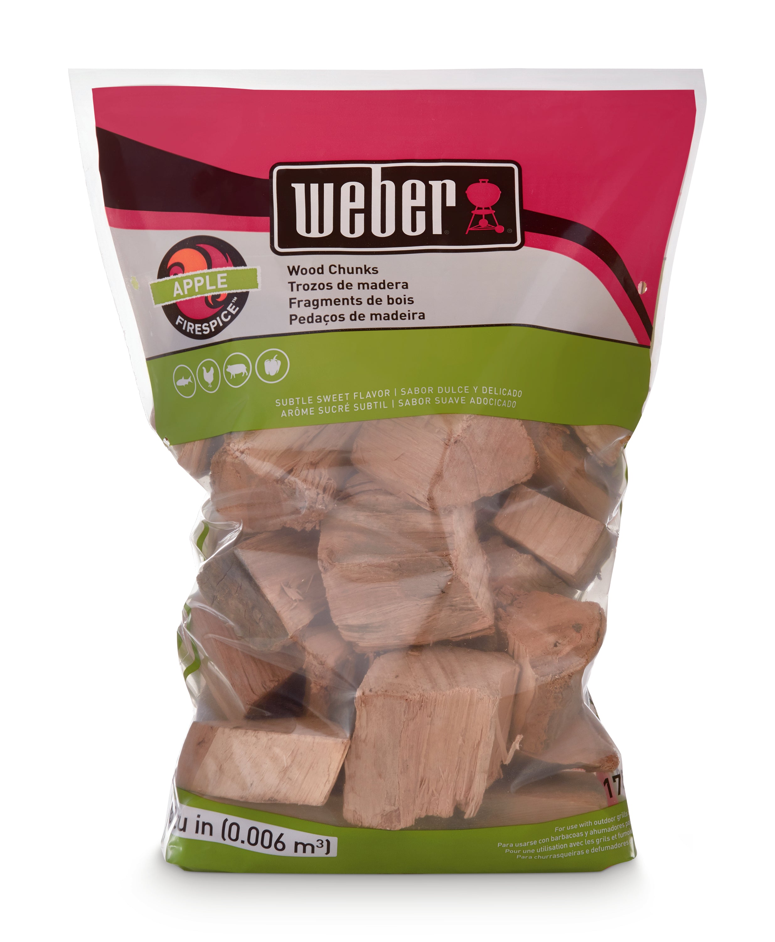 Weber Wood Chunks (1.8kg) | BBQ Smoking Chips & Pellets NZ | Woodchips + NZ | Accessories,BBQ Accessories,Fuels,Wood Chips & Chunks | Outdoor Concepts