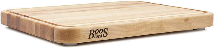 Boos Block Cutting Board w/ Juice Groove - Stainless Feet Northern Hard Rock Maple | Cutting Boards NZ | John Boos & Co. NZ | Accessories, BBQ Accessories, Cutting Board | Outdoor Concepts