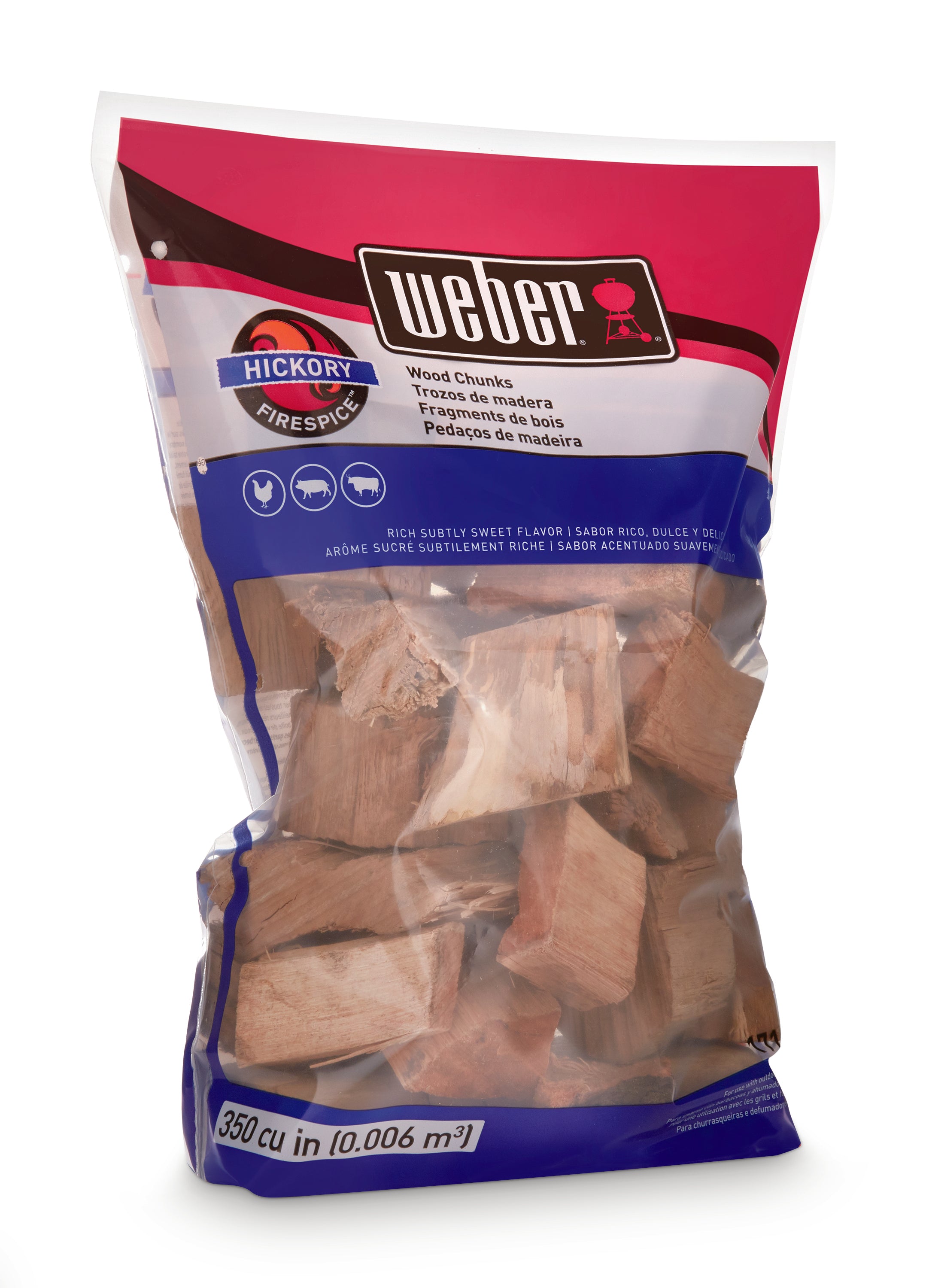 Weber Wood Chunks (1.8kg) | BBQ Smoking Chips & Pellets NZ | Woodchips + NZ | Accessories,BBQ Accessories,Fuels,Wood Chips & Chunks | Outdoor Concepts