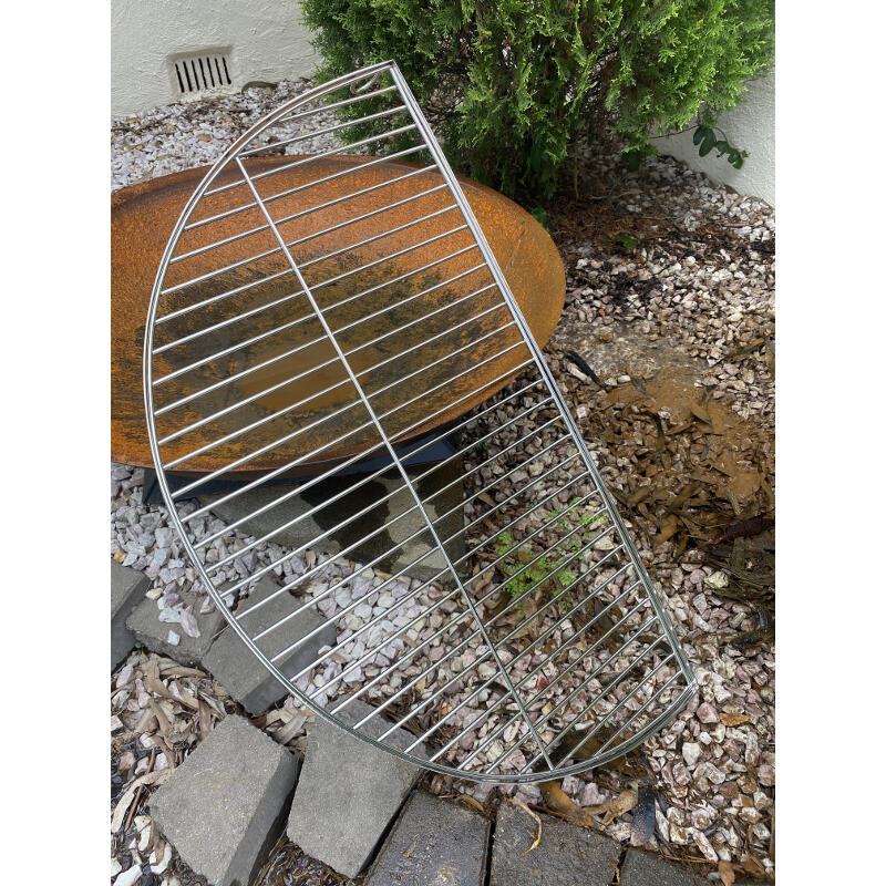 Firepit SS Semi Grill 90cm | Fire Pit NZ | Firepit Company NZ | Accessories,fireplace accessories | Outdoor Concepts