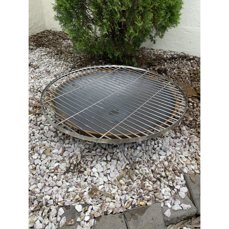 Firepit SS Semi Grill 110cm | Fire Pit NZ | Firepit Company NZ | Accessories,fireplace accessories | Outdoor Concepts