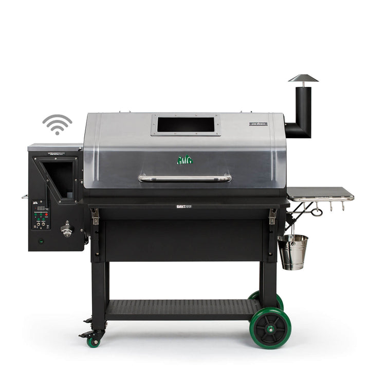 Green Mountain Grills Jim Bowie Prime Plus Stainless Steel | BBQ Smokers NZ | Green Mountain Grills NZ | Smokers | Outdoor Concepts