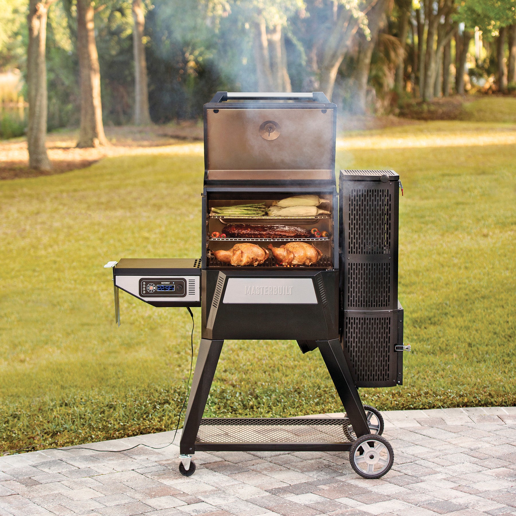 Masterbuilt Gravity Series™ 560 Charcoal Grill + Smoker | Smokers & Charcoal BBQs NZ | Masterbuilt NZ | Charcoal,Smokers | Outdoor Concepts
