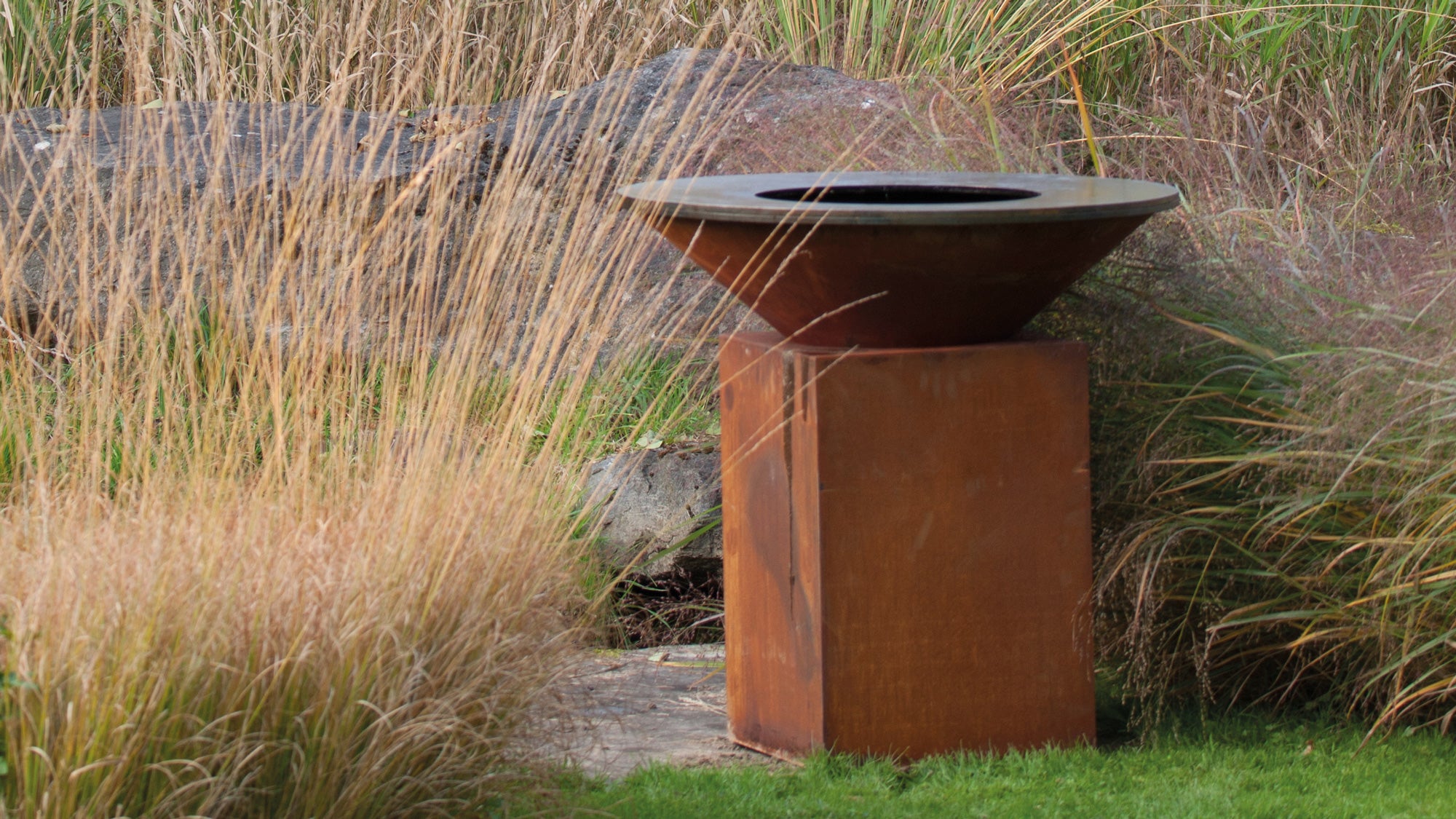 OFYR® 100/100 Corten | Outdoor Fires NZ | Ofyr NZ | BBQ,firepit,Wood Fires | Outdoor Concepts
