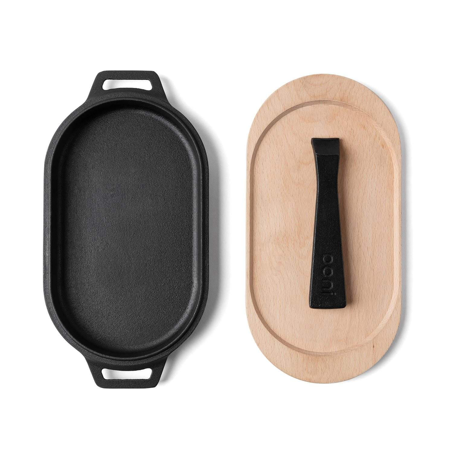 Ooni Cast Iron Sizzler Pan w/wooden Base | Accessories NZ | Ooni NZ | Accessories,cooking surface,Pizza Oven Accessories | Outdoor Concepts